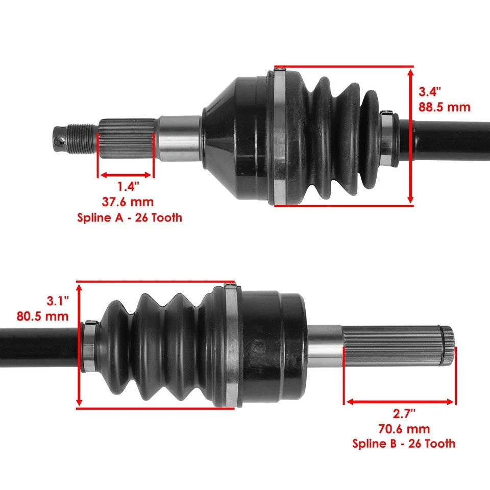 for Yamaha Banshee 350 YFZ350 YFZ-350 YFZ 350 1987-2006 2 Sets Tie Rod End Kit