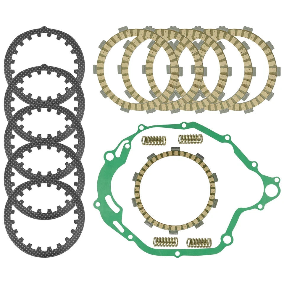 Clutch Friction Steel Plates Gasket Kit for Yamaha Big Wheel 200 BW200 1985-1988