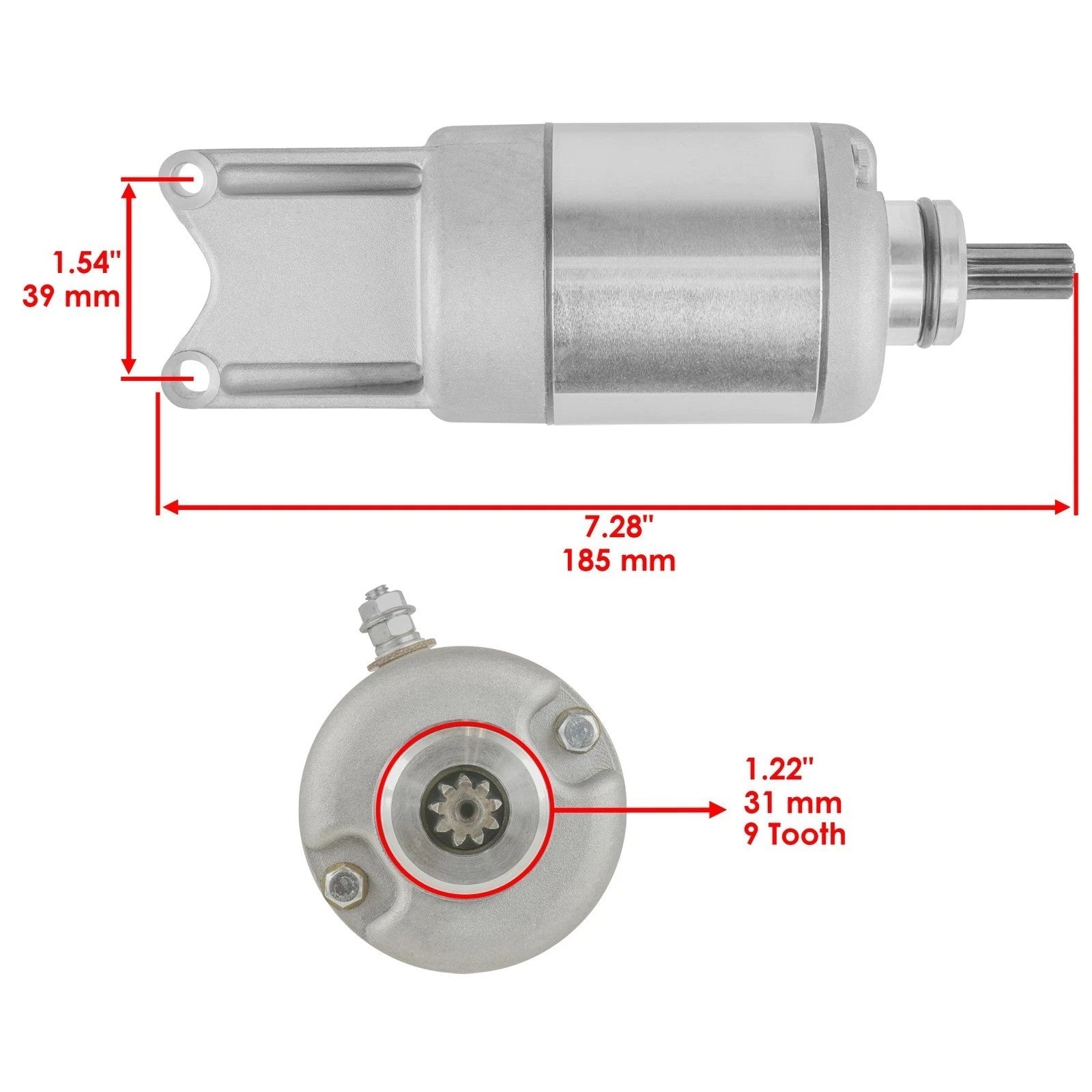 Starter for Kawasaki Atv KVF 360 Prairie 4X4  New 2003 2004 2005 2006 2007 2008