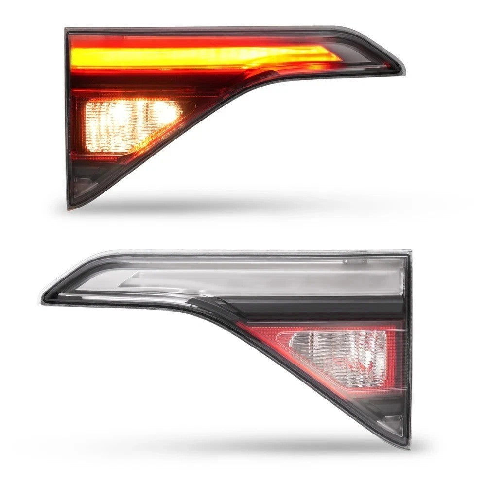Pair Clear Lens Tail Lights Lamps For GMC Acadia 2017-2019 #84509641 W/Bulbs LED