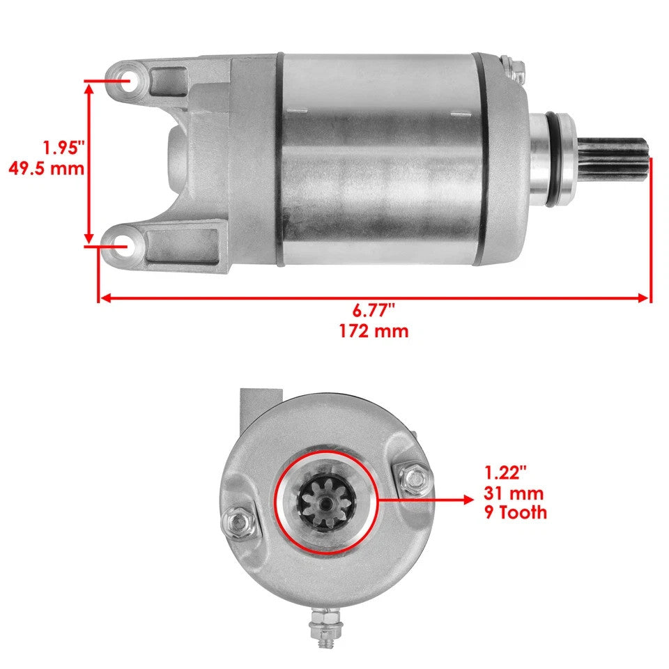 Starter for Polaris Predator 500 499cc 2003 2004 2005 2006 2007