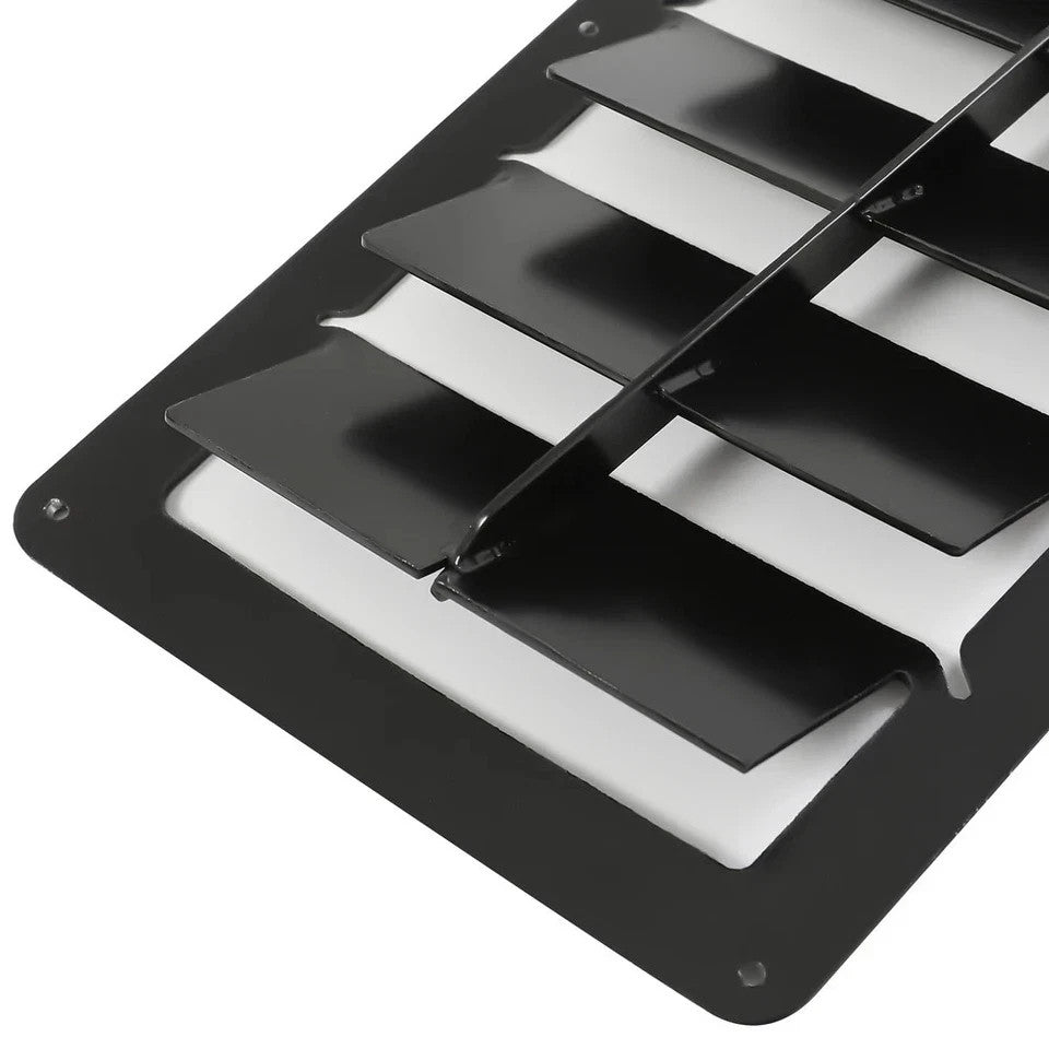 HECASA For Camaro Z28 IROC-Z IROC 85-90 Heat Extractor Hood Louvers Scoop Steel