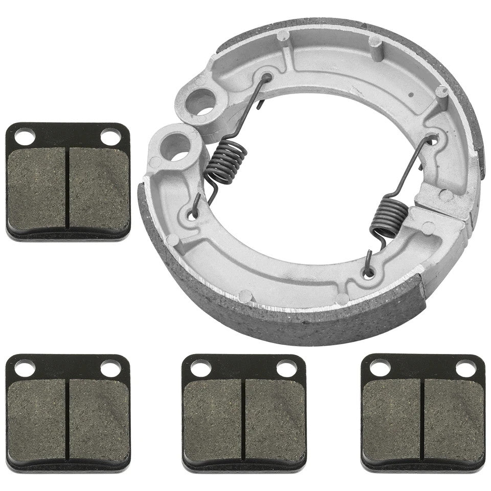 for Yamaha Bruin 350 YFM350 2X4 4X4 2004-2006 Front Brake Pads Rear Brake Shoes