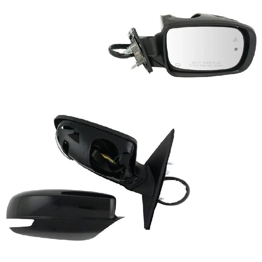 Mirror Power Heated Memory Signal BSD Puddle Smooth Black Right for Chrysler 300