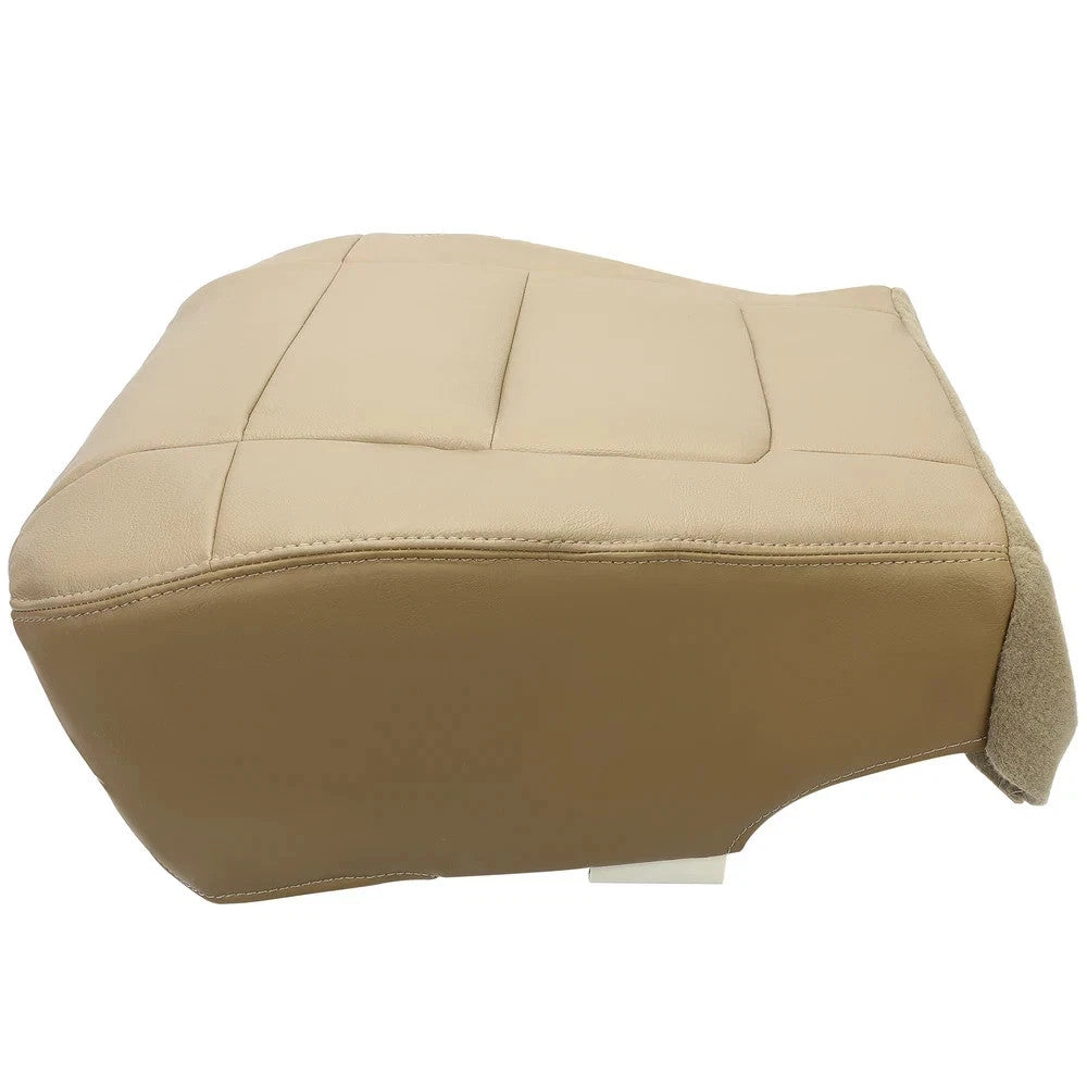 For 2001 2002 2003 Ford F-150 F150 Lariat XL XLT Driver Bottom Seat Cover Tan