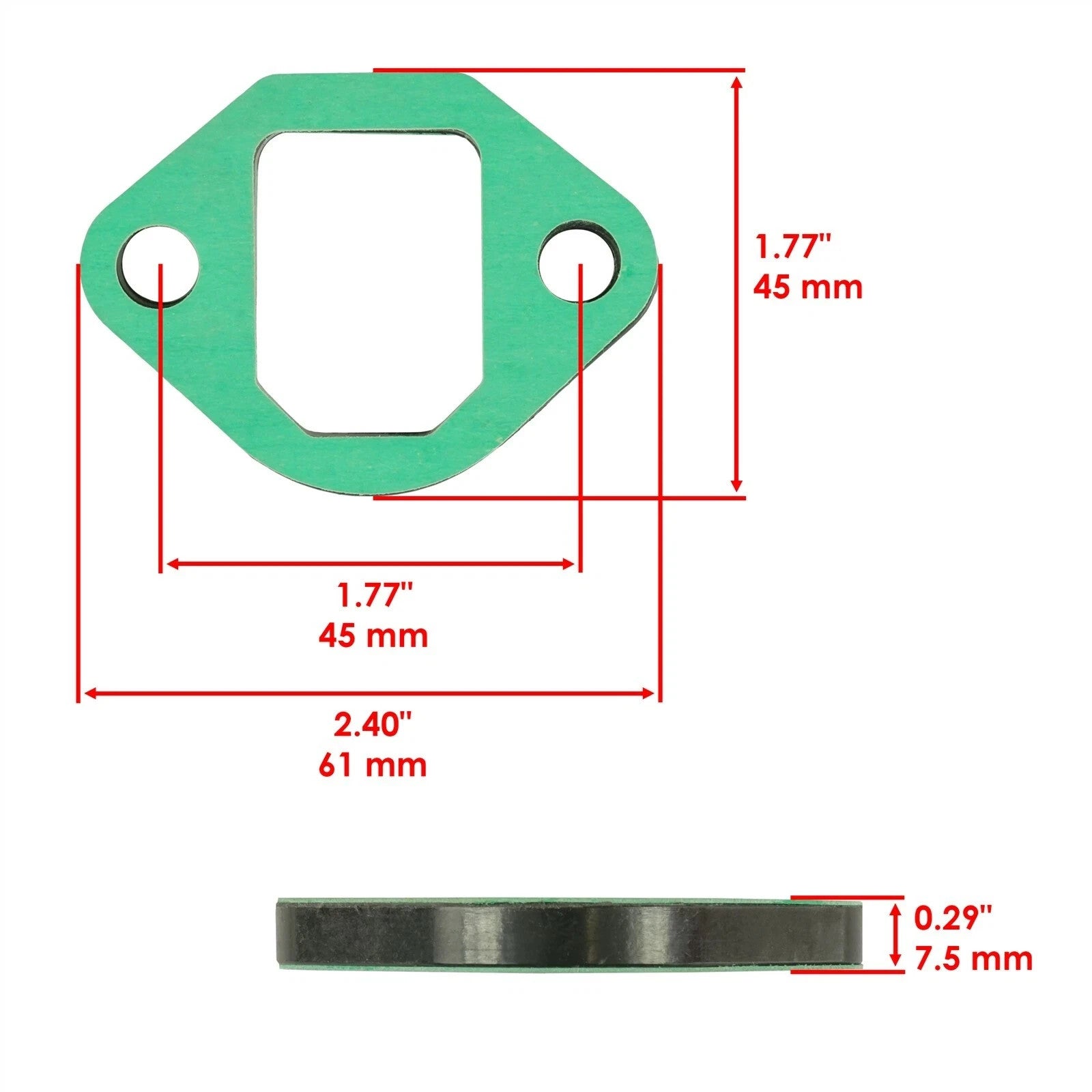 Fuel Pump Insulator Flange Gasket For Honda Goldwing 1100 Gl1100 1979-1983