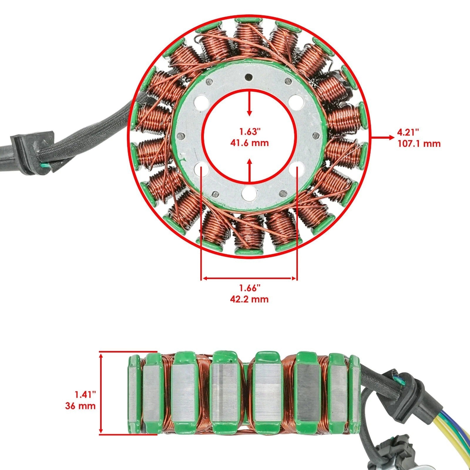 Caltric 31120-HL5-A01 Stator Magneto For Honda Pioneer 500 SXS500 2015-2021