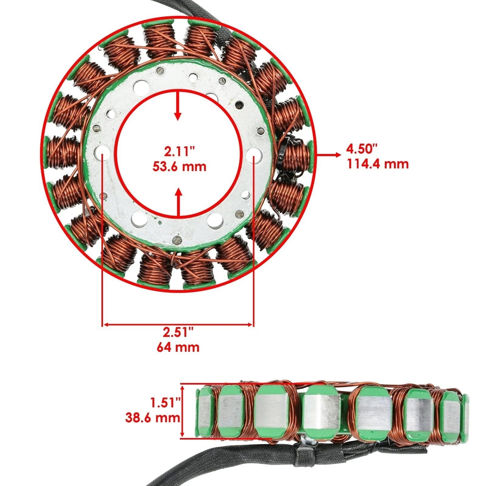 Stator & Regulator Rectifier for Honda XR650L 1993-2024