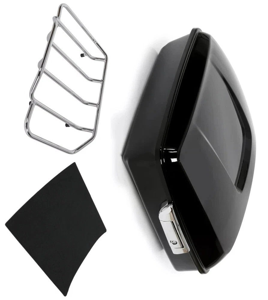 10.7 Chopped Moto Trunk Luggage Rack For Harley Road Street Glide 2014-2025