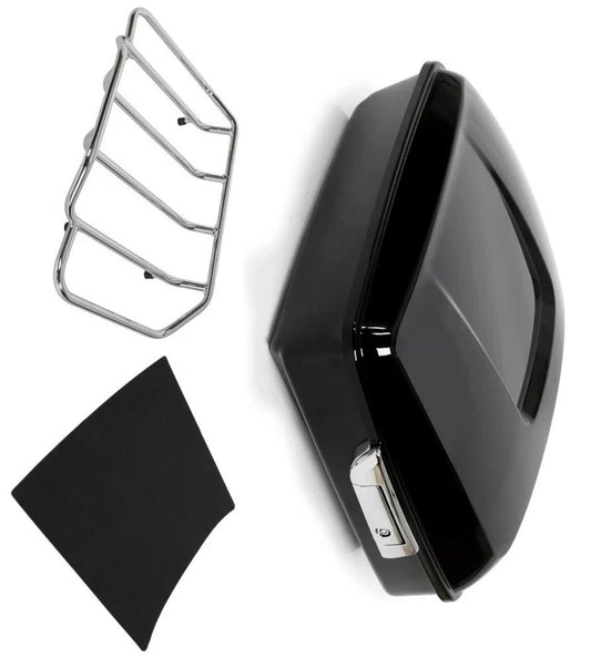 10.7 Chopped Moto Trunk Luggage Rack For Harley Road Street Glide 2014-2025