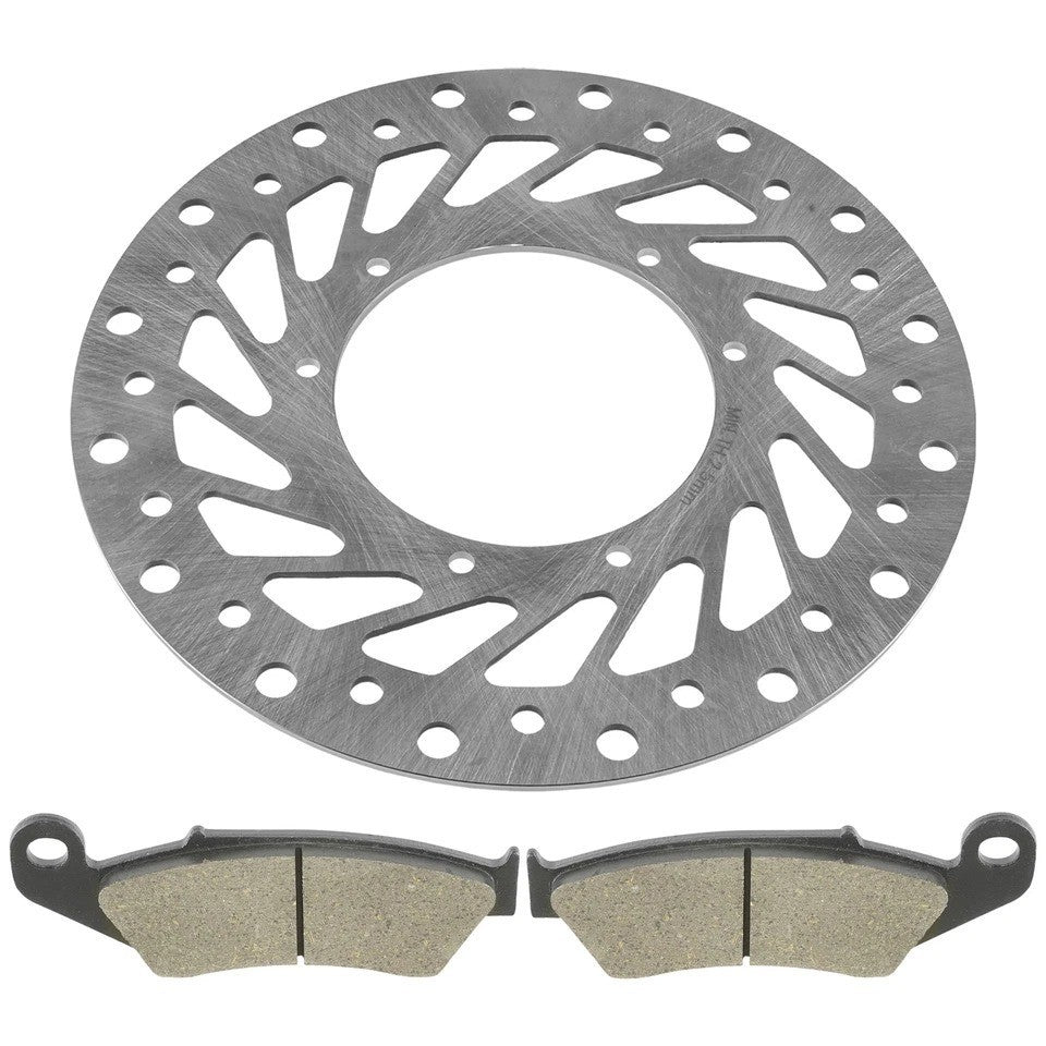 Front Brake Disc Rotor W/Brake Pad For Honda CRF250R CRF250X 2004 2005 2006 2007