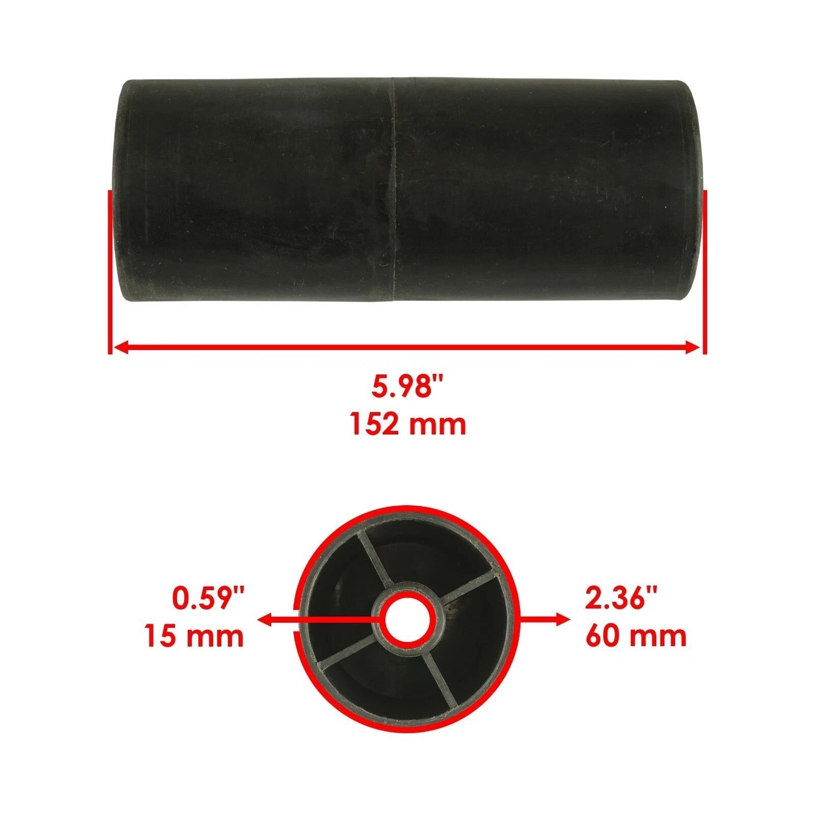 Deck Roller w/Pin for Cub Cadet 19A40013 19A40013100 50" / 7113314A 711-3314A