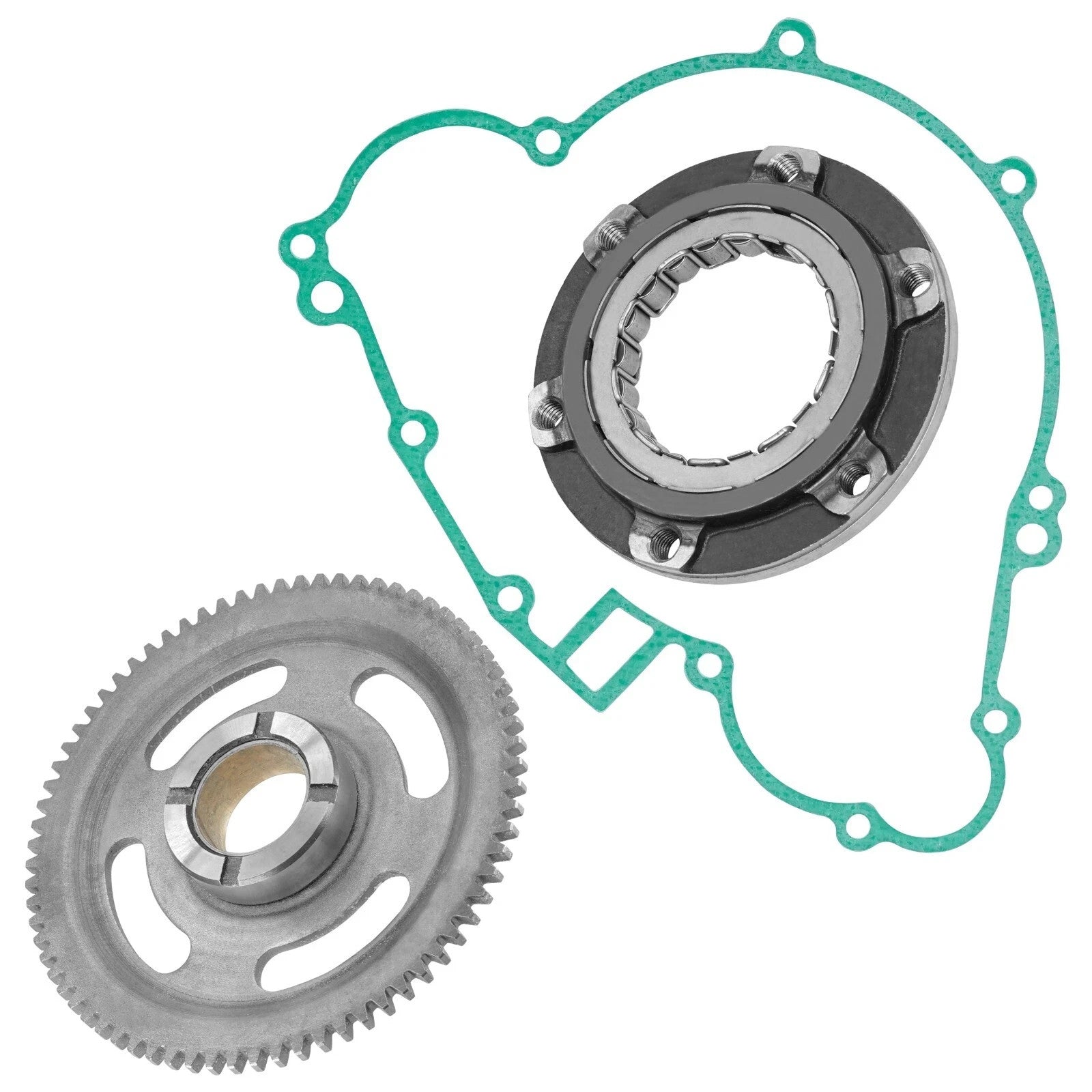 Starter Clutch Idler Gear Gasket for Kawasaki Bayou 400 KLF400B 4X4 1993-1999