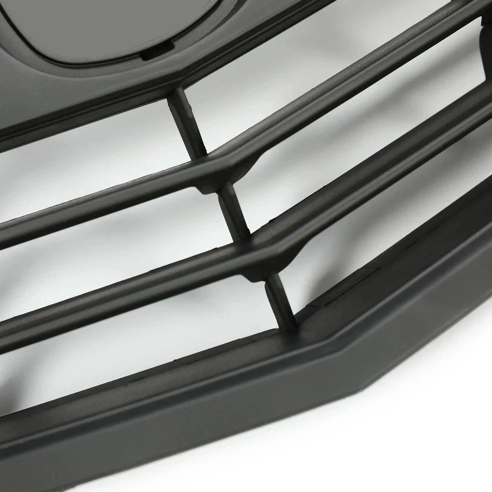For 2011 12 13 2014 Acura TSX Front Bumper Upper Mesh Grille Trim Matte Black