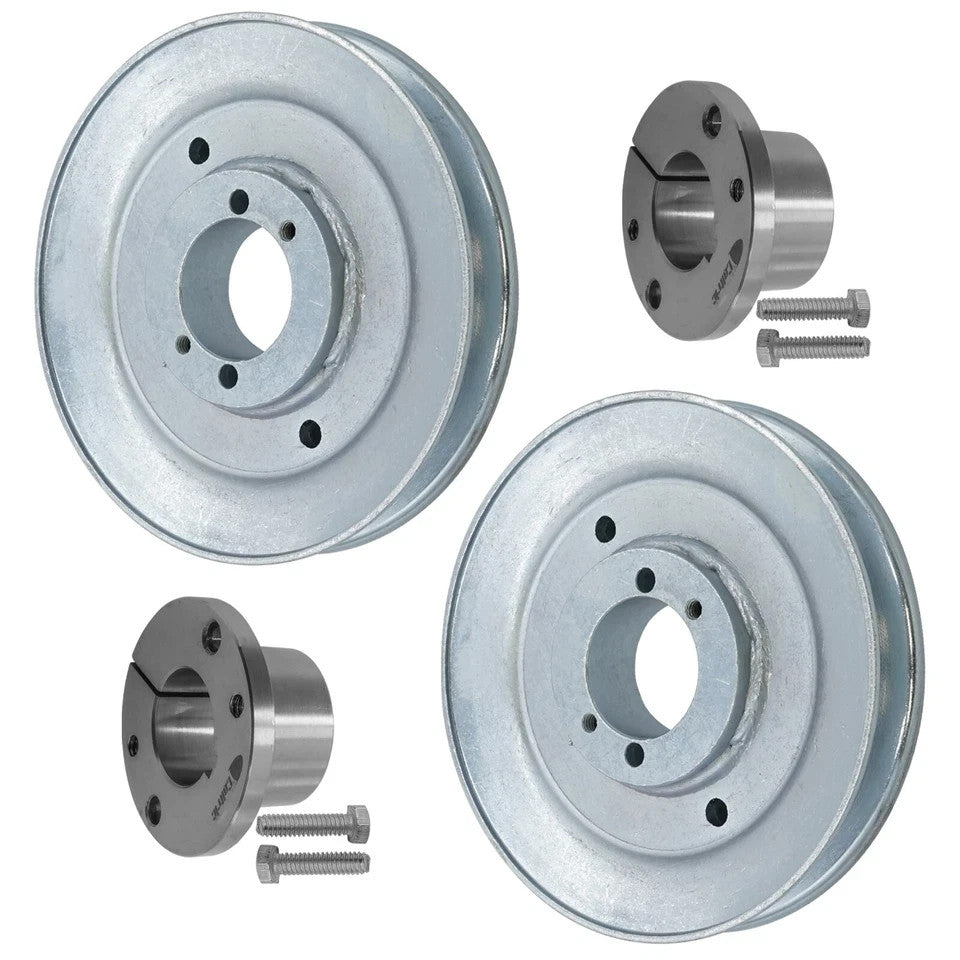 Caltric Deck Pulley & Tapered Hub For Scag SCZ61RD-921FX / SCZ61V-31FX  61"