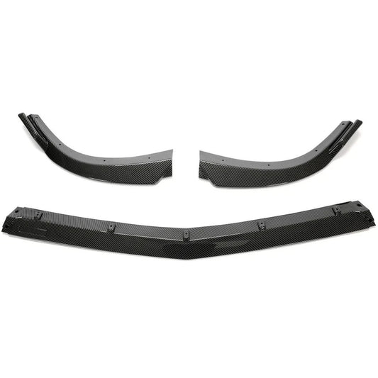 Carbon Fiber Color Front Bumper Lip Splitter Spoiler For Benz W204 Sport 2012-14