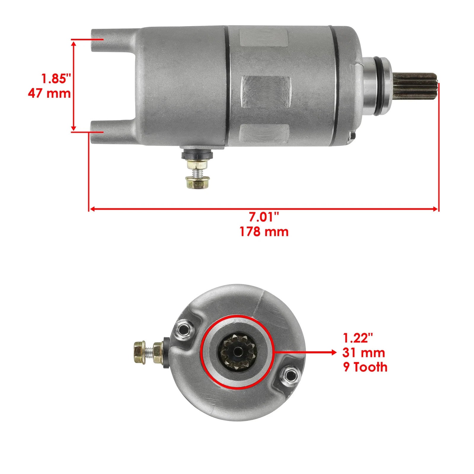 Starter for Yamaha Moto-4 200 225 Moto 4 1983 1984 1985 1986 1987-1990 New