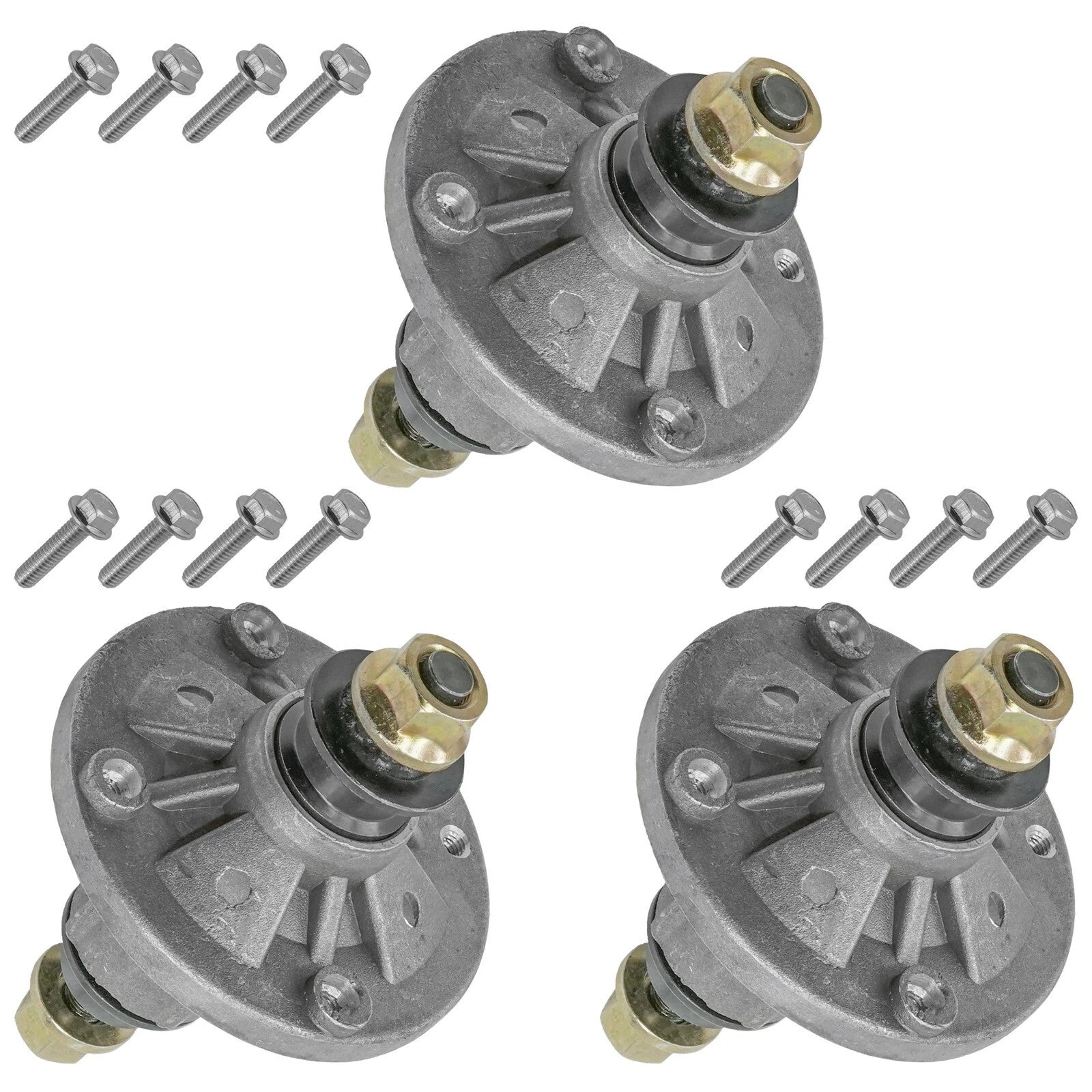 3 Spindle Assemblies fits John Deere LA110 LA115 LA120 LA125 LA130 LA135 LA140