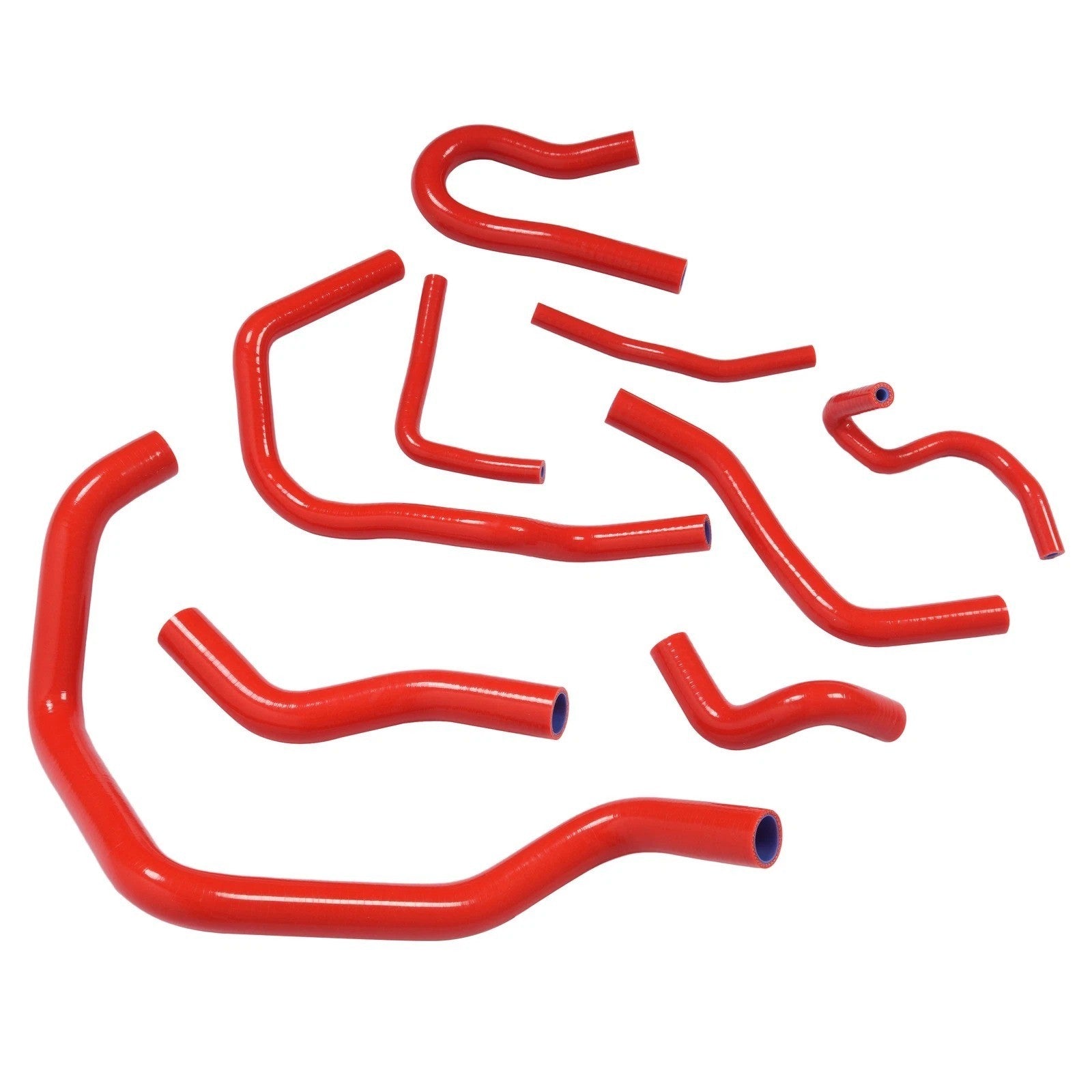 For Honda Civic D15 D16 EG EK 1992-2000 Red Silicone Radiator Heater Hose Kit