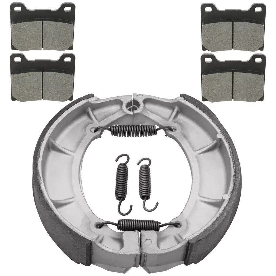 Front Brake Pads & Rear Shoes for Yamaha XV1100 XV1100S Virago 1100 1986-1999