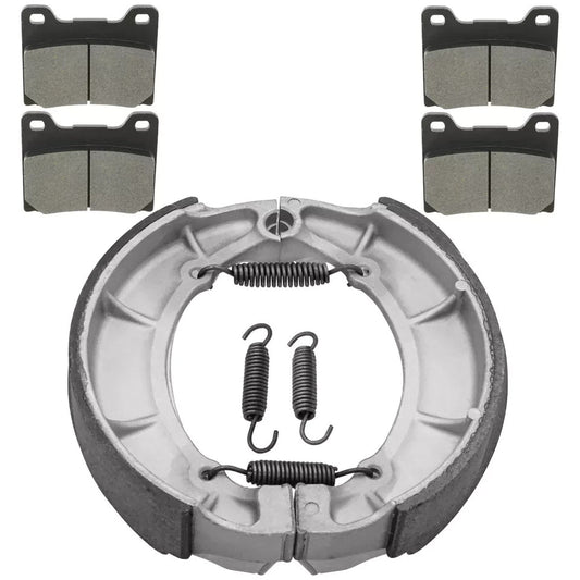 Front Brake Pads & Rear Shoes for Yamaha XV1100 XV1100S Virago 1100 1986-1999