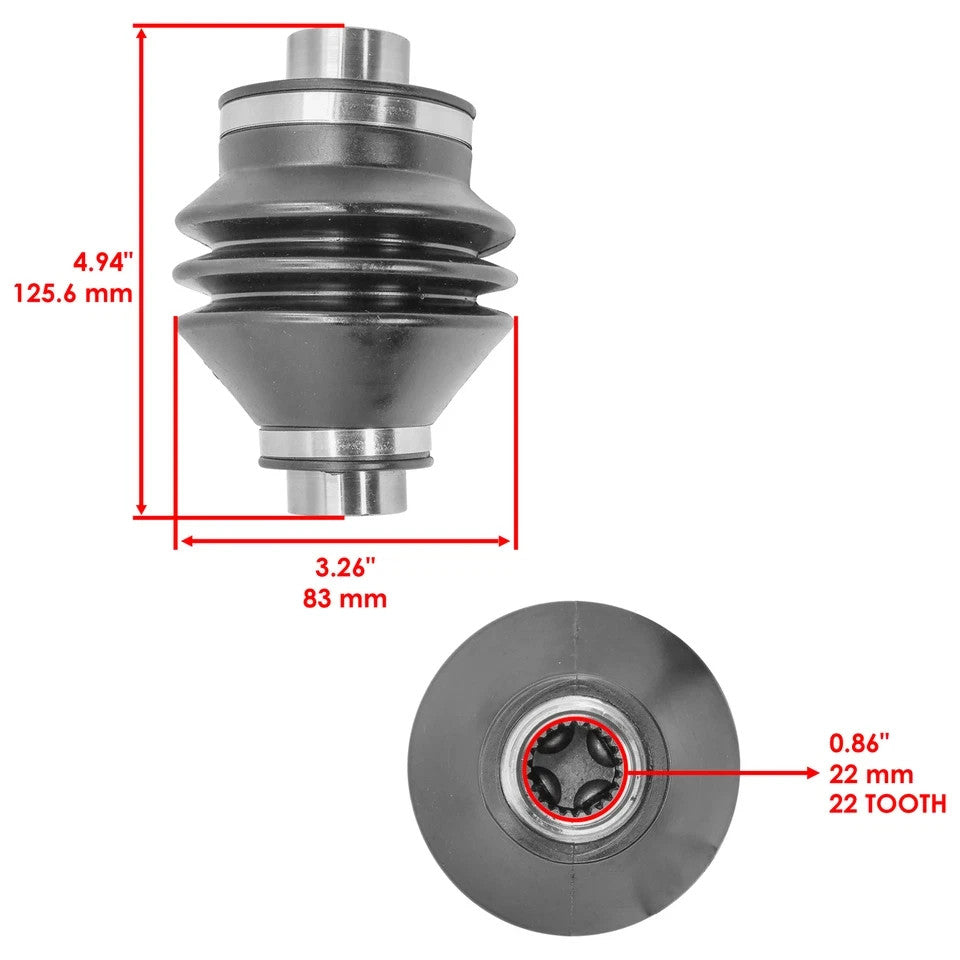 Rear Propeller Drive Shaft Yoke For Honda Rancher 420 TRX420FE 4x4 ES 2014-2023