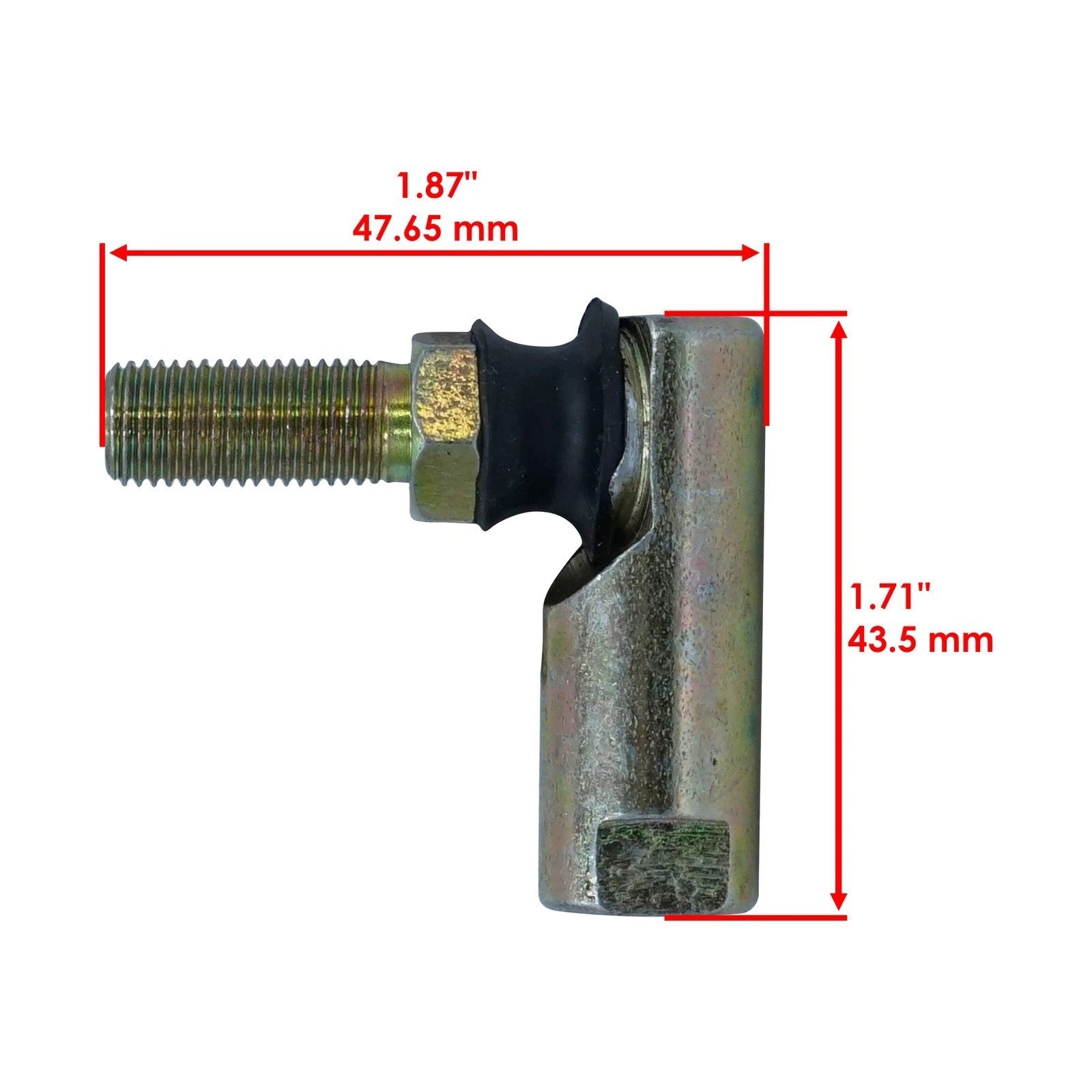 Caltric Tie Rod End Ball Joints 3/8" - 24 for  MTD Cub Cadet Ariens Murray 21031