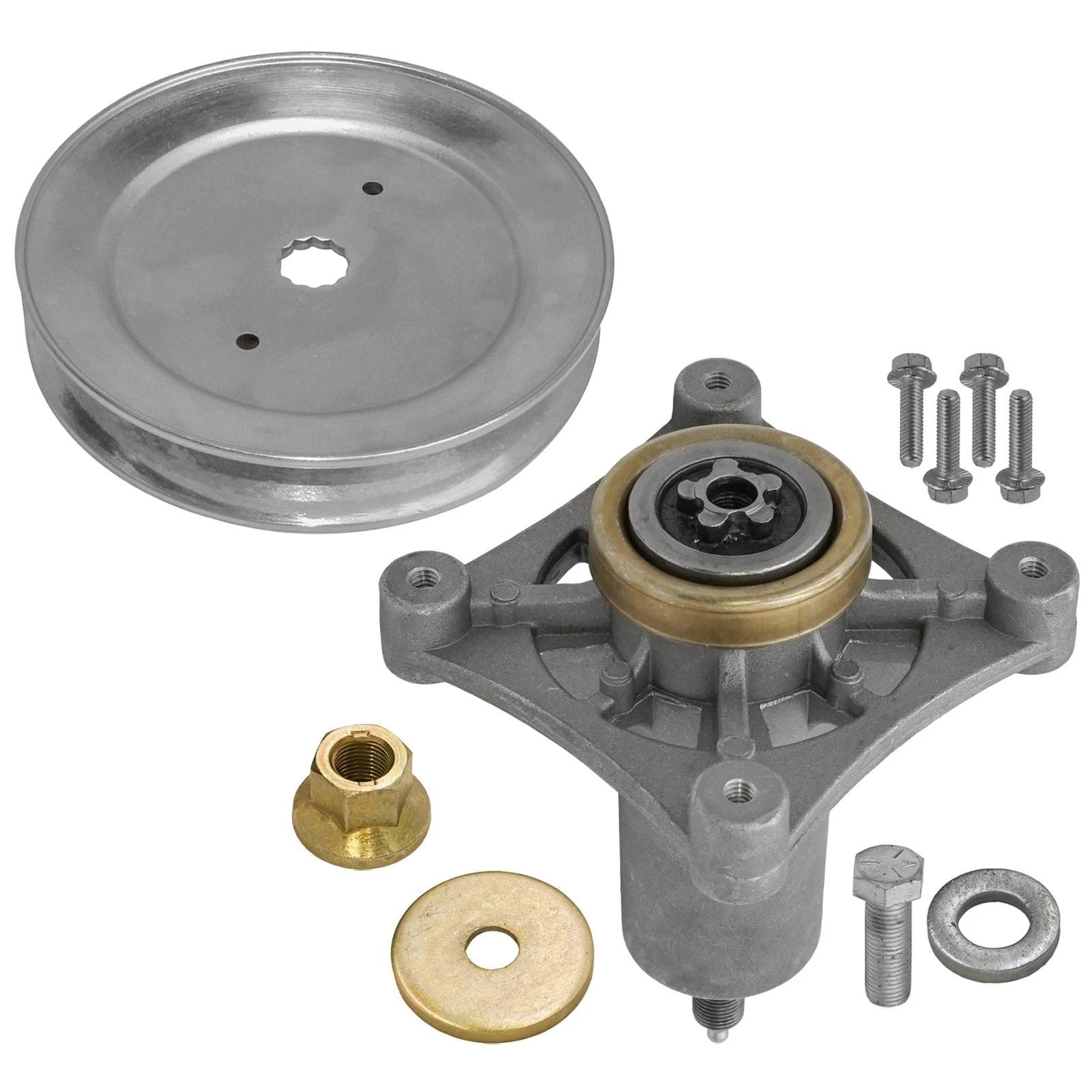 Spindle Assembly W/Pulley for Husqvarna LoYTH20F42 T LT126 LT131 LT141 152 154