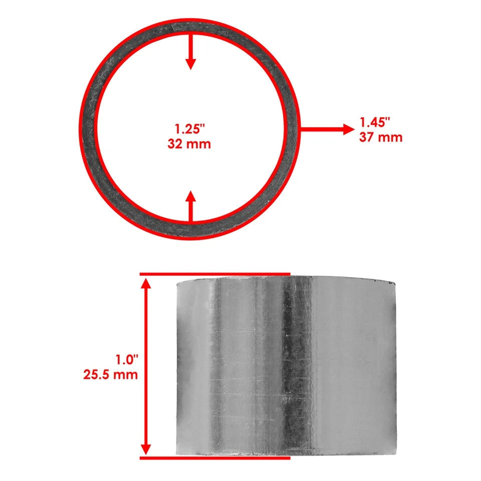 Exhaust Muffler Gasket for Honda VF1100C V65 Magna 1983 1984 1985