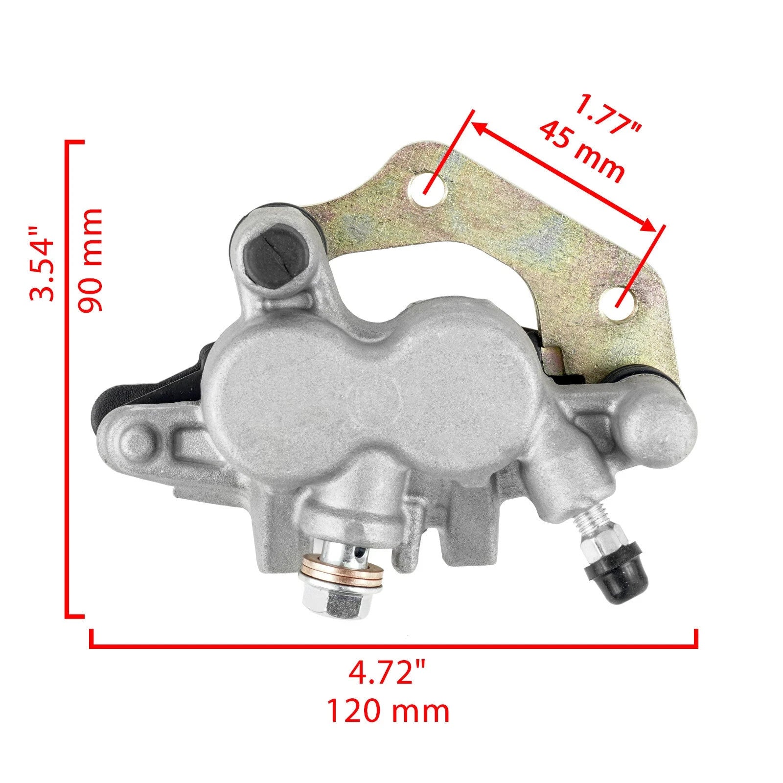 Front left Right Brake Caliper w/ Pads fits Kawasaki 43080-5081-DJ 43080-5082-DJ