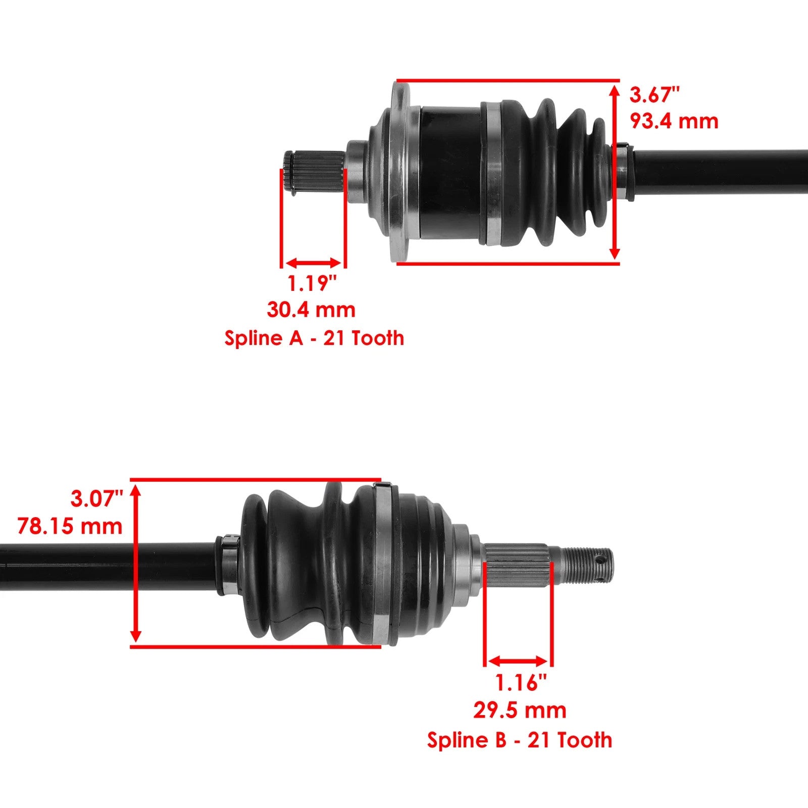 Front Right Complete CV Joint Axle For Arctic Cat 500 Fis 4X4 2002-2004