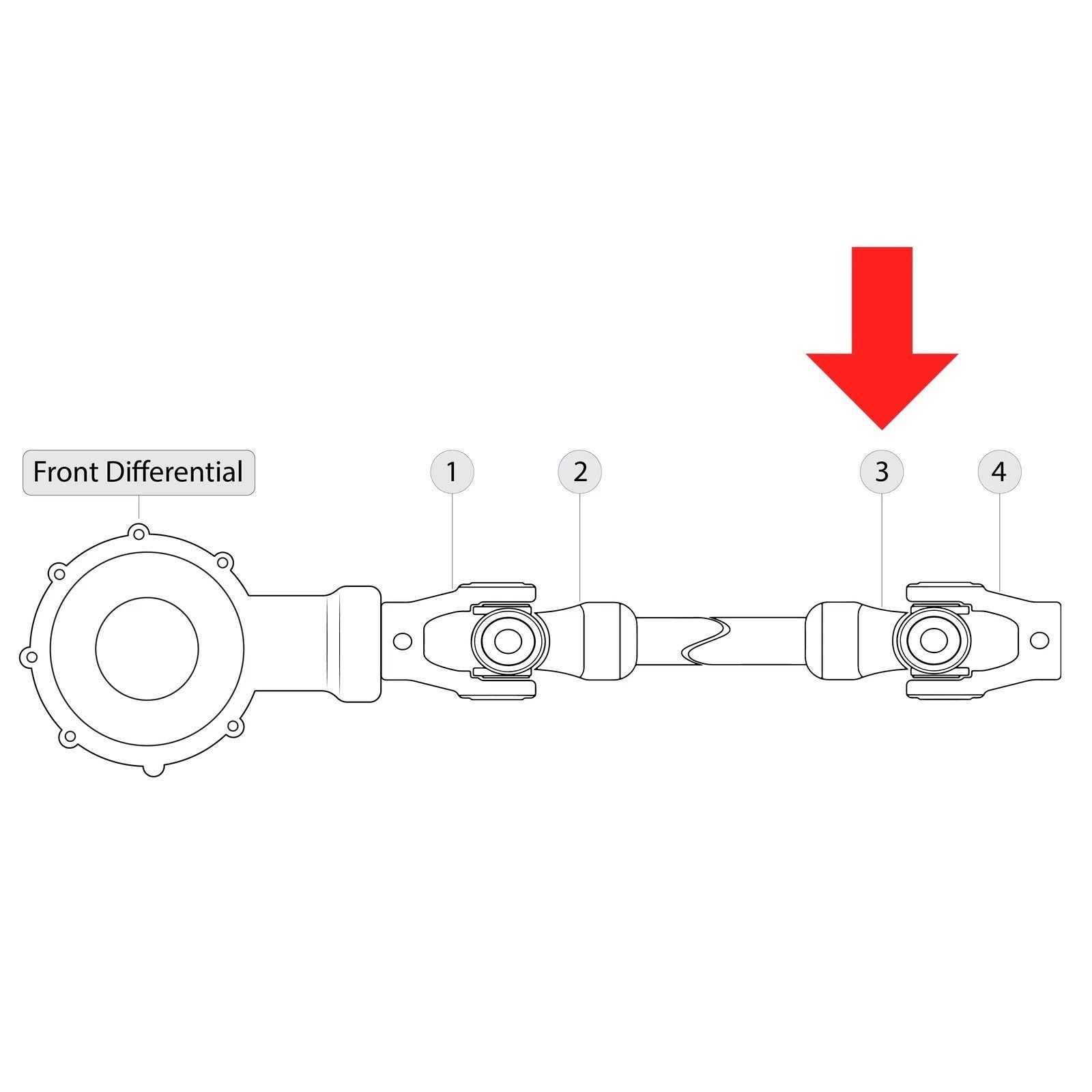 Caltric Front or Rear Drive Shaft Slip Yoke for Can-Am 705500762