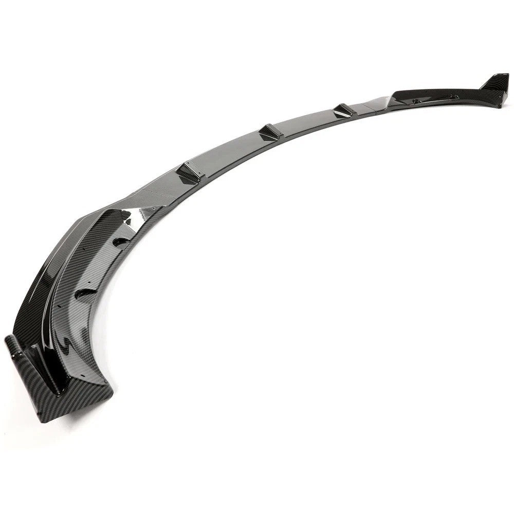 For Tesla Model 3 17-23 Front Bumper Lip Kit Chin Spoiler Carbon Fiber Style