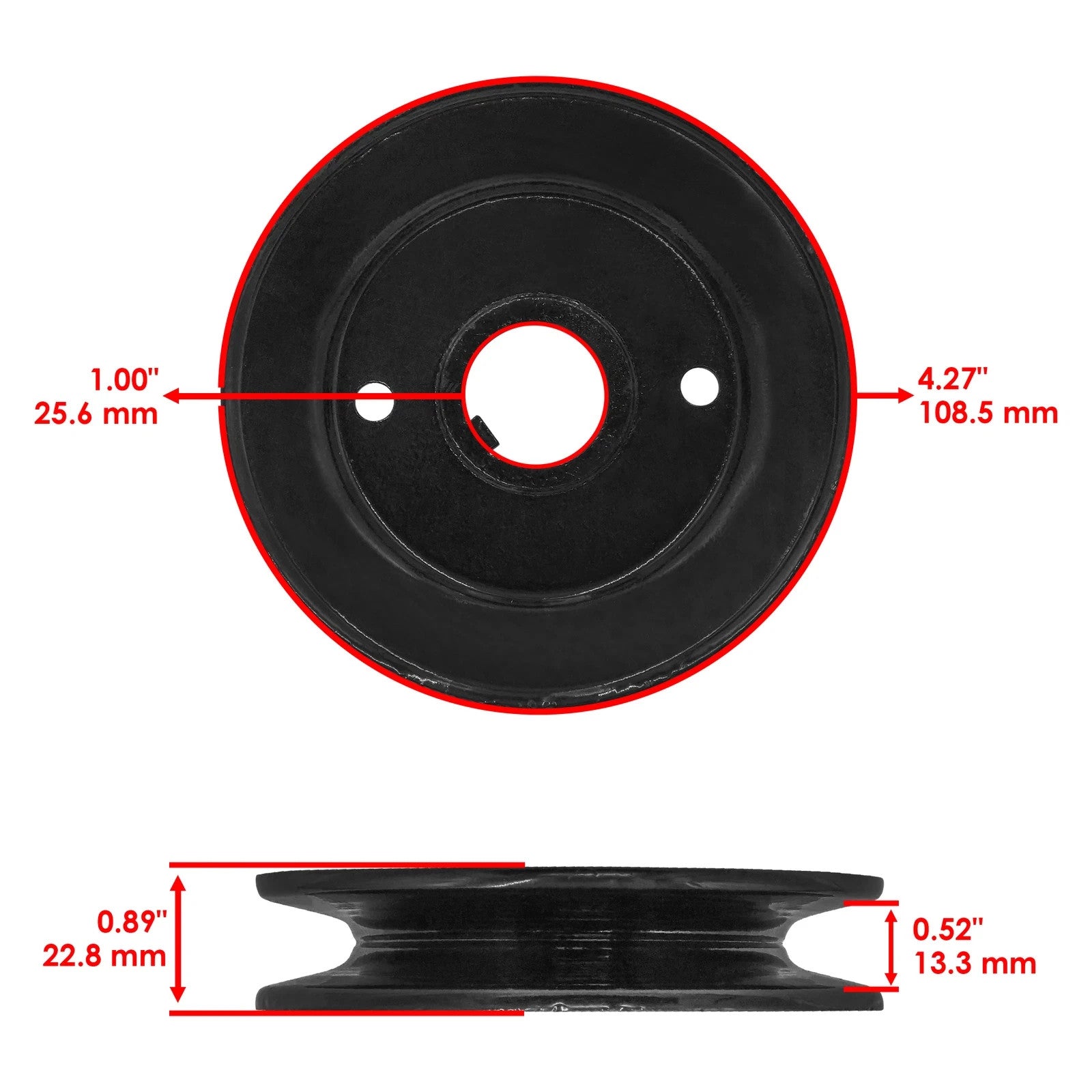 Deck Spindle Pulley For Gravely ZT 2048 ZT 2148 ZT2348 48" / ZT 2252 ZT 2352 52"