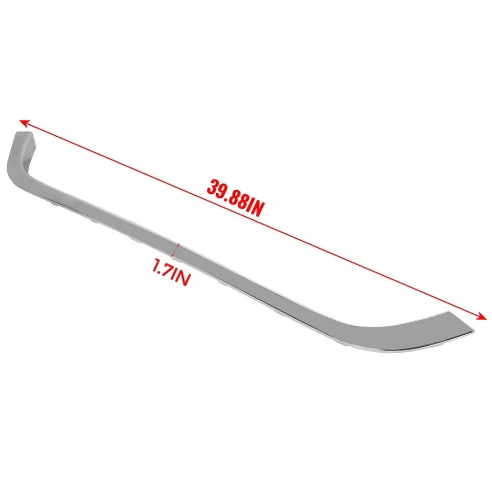 HECASA For Mini Cooper R55 R56 R58 R59 2009-15 Chrome Grille Hood Trim Moulding