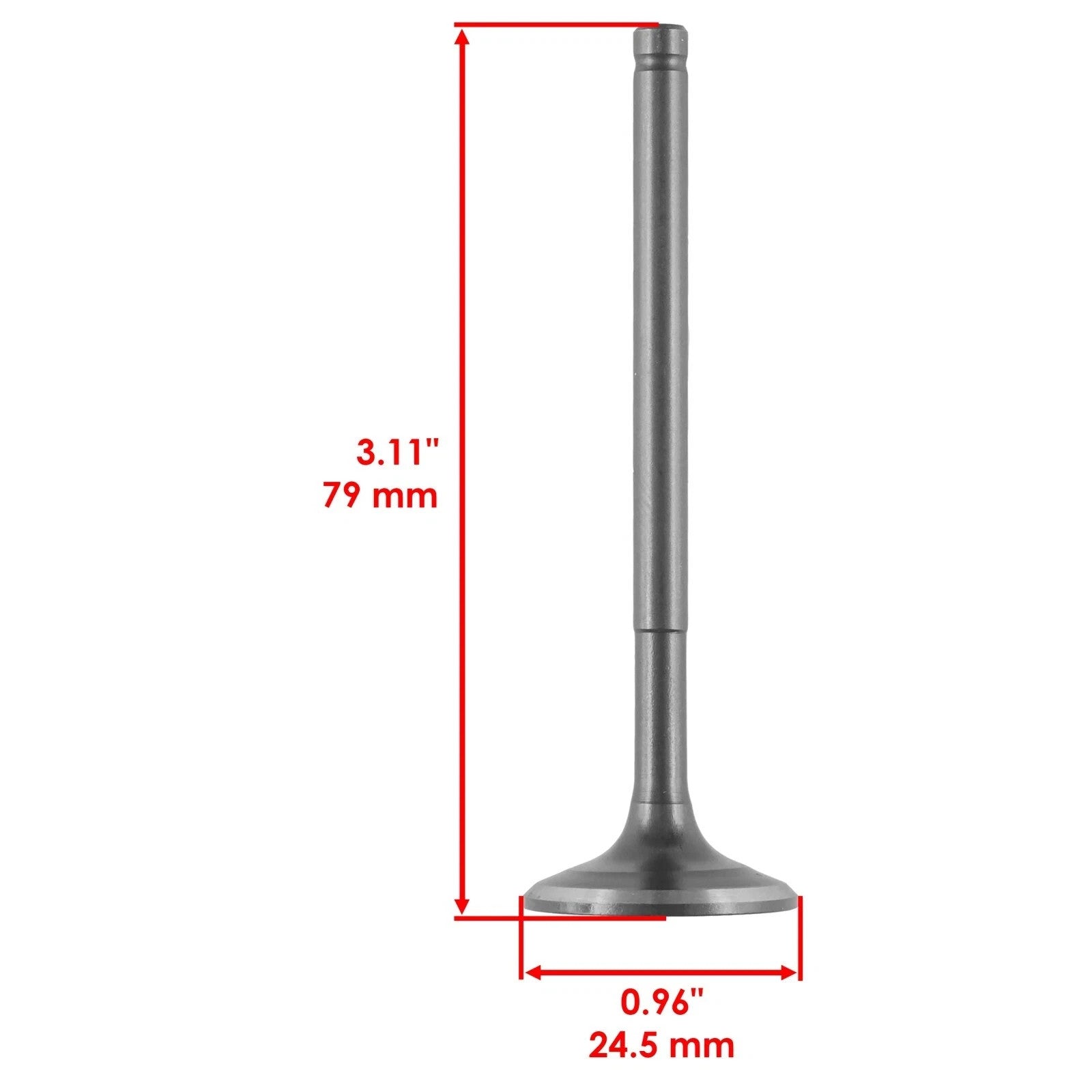 Caltric Exhaust & Intake Valve Kit For Polaris Phoenix 200 2005 2006 2007-2023