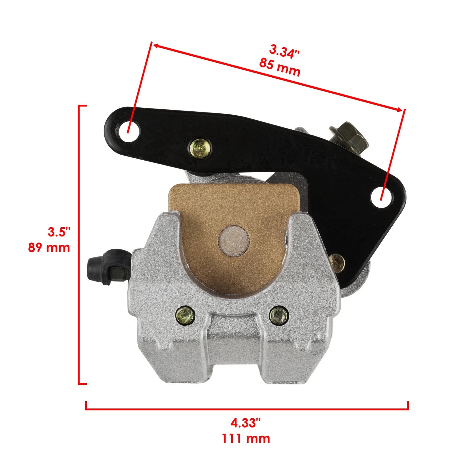 for Yamaha Raptor 660R YFM660R 2001-2005 Front Left Right Brake Caliper W/ Pads
