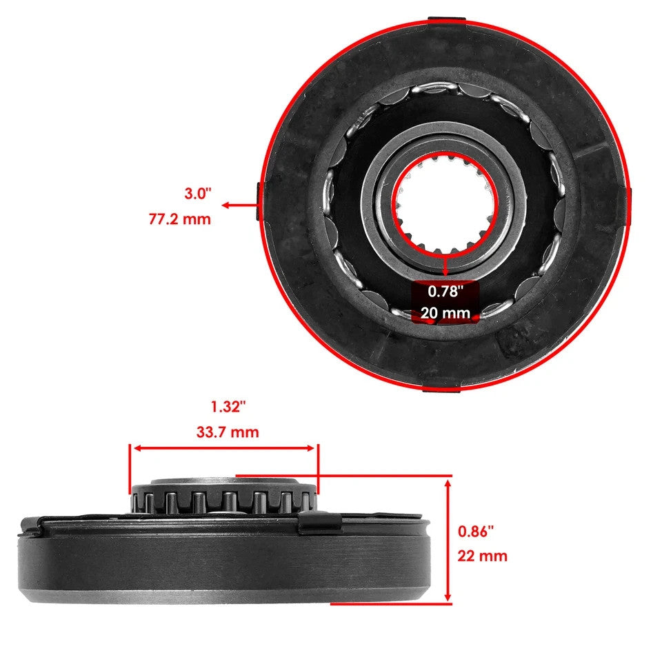 for Suzuki GSX1300R / RZ Hayabusa 05-2016 Starter Clutch One Way Bearing Sprag