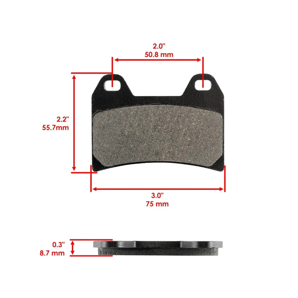Front Rear Brake Pads for Ducati Hypermotard 796 2010 2011 2012 2013 2014