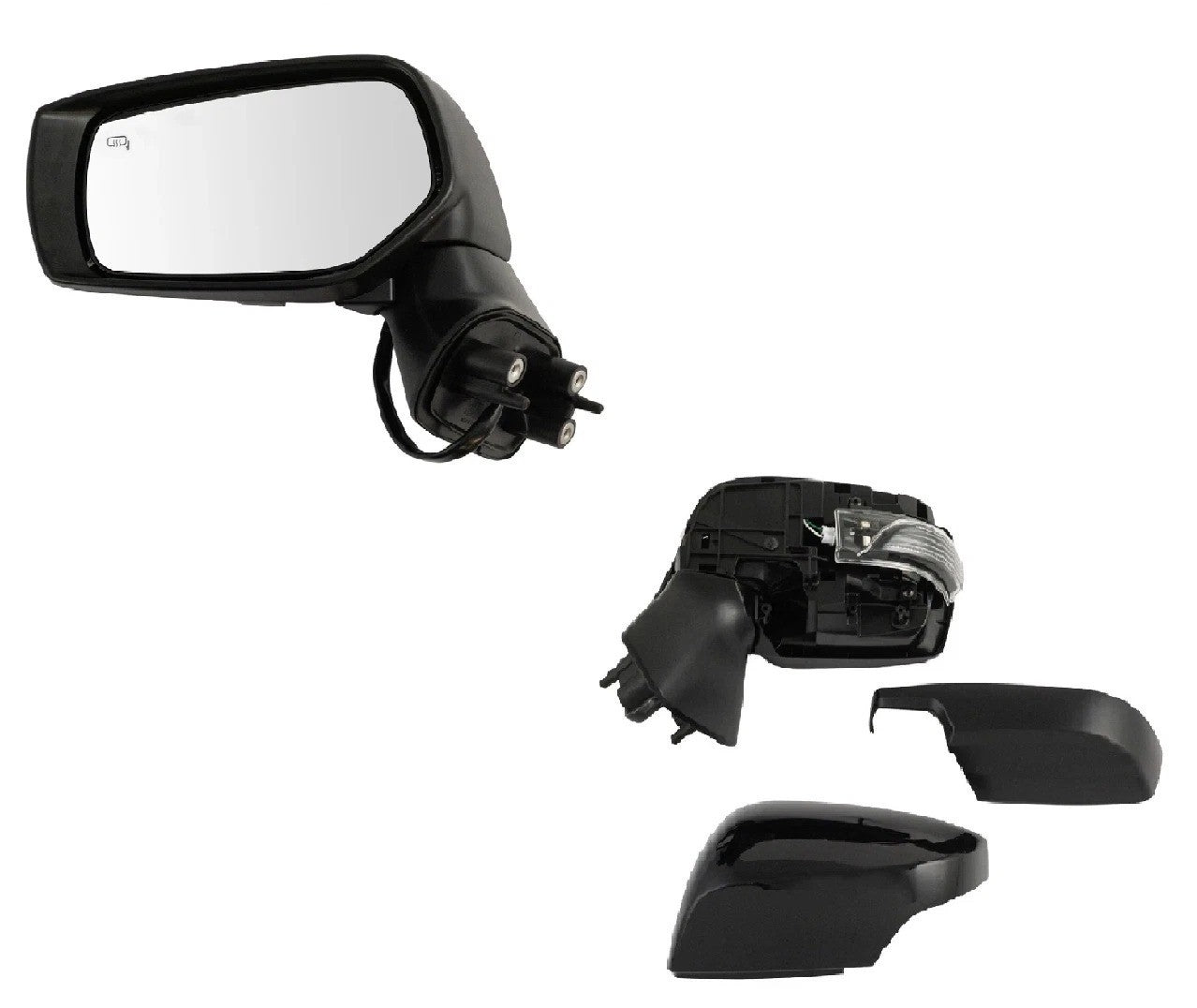 Left Mirror with Heat, with Housing Turn Signal Fits Subaru