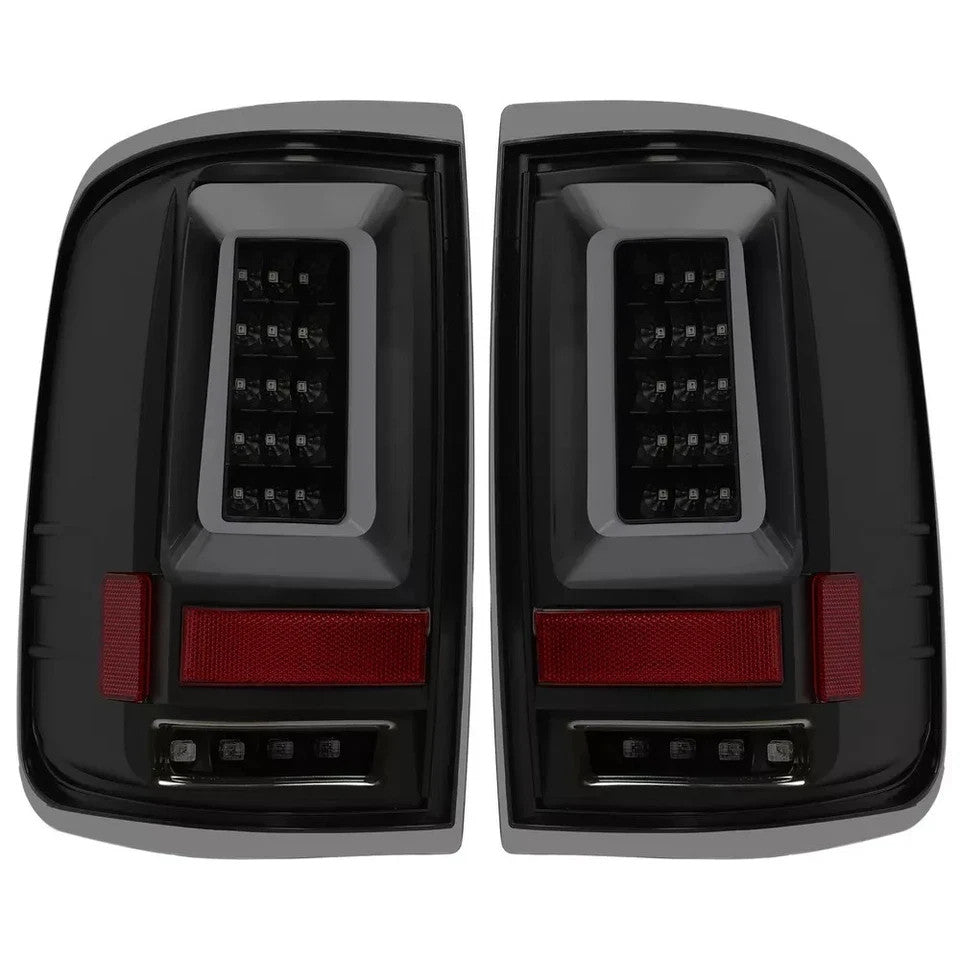 Black Smoked For Ford F150 LOBO 2004-2008 Styleside LED Tail Lights Left+Right