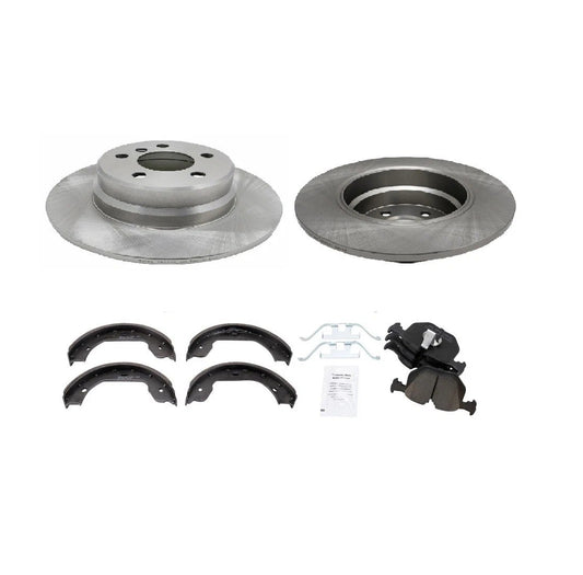 Rear Ceramic Brake Pad & Rotor Kit Fits 2000-2006 BMW X5