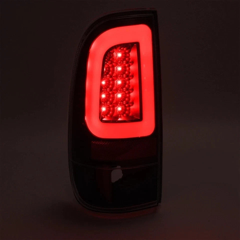 For 1997-2003 Ford F150 99-07 F250 F350 SD LED Tube Tail Lights Brake Lamps