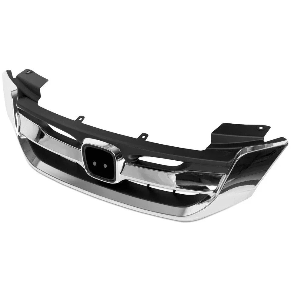 Fit 13-15 9th Gen Honda Accord 4 Door Chrome JDM Mod Style Front Hood Grille