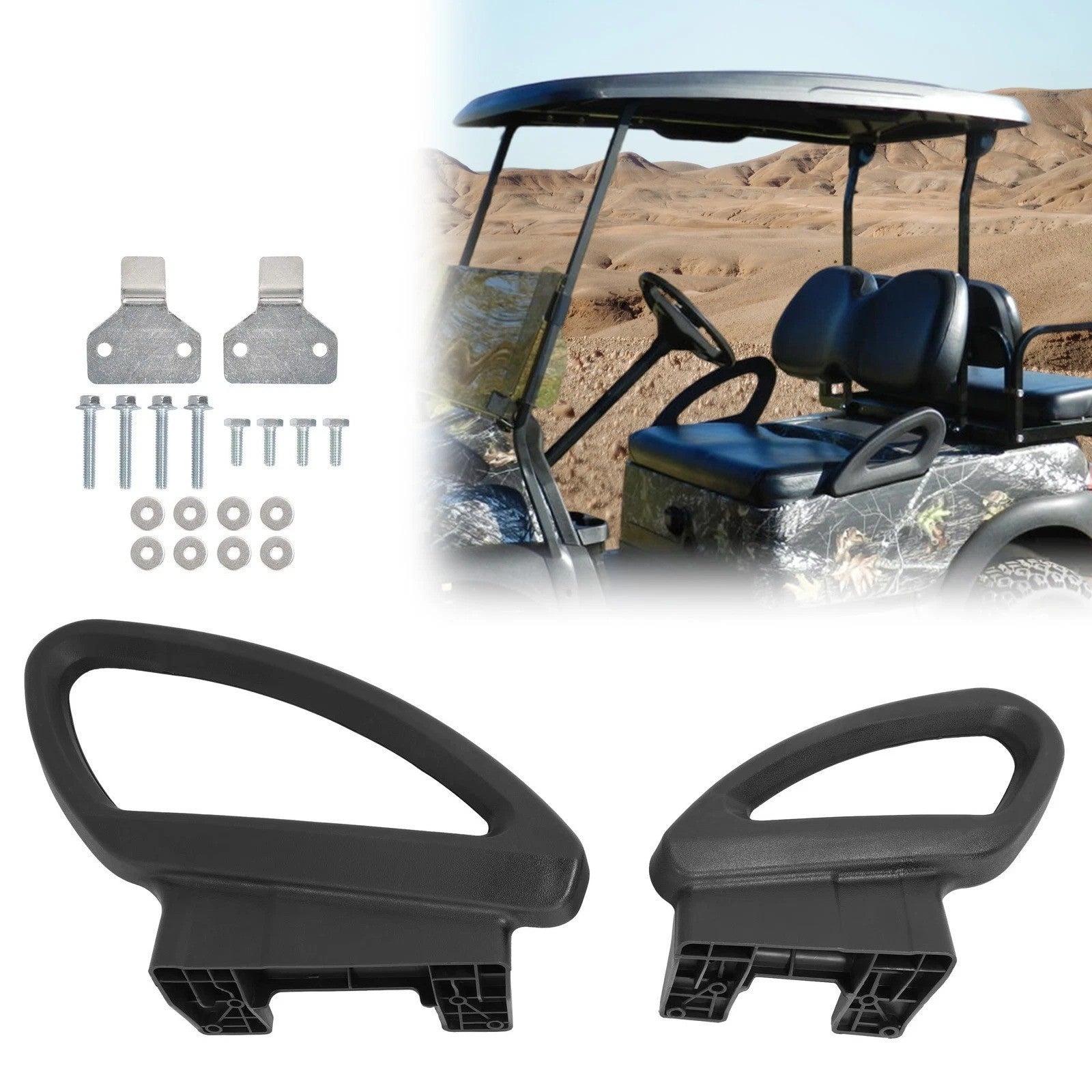 Hip Restraint Seat Handle Kit For Club Car Precedent/Tempo 2012-Up Golf Cart