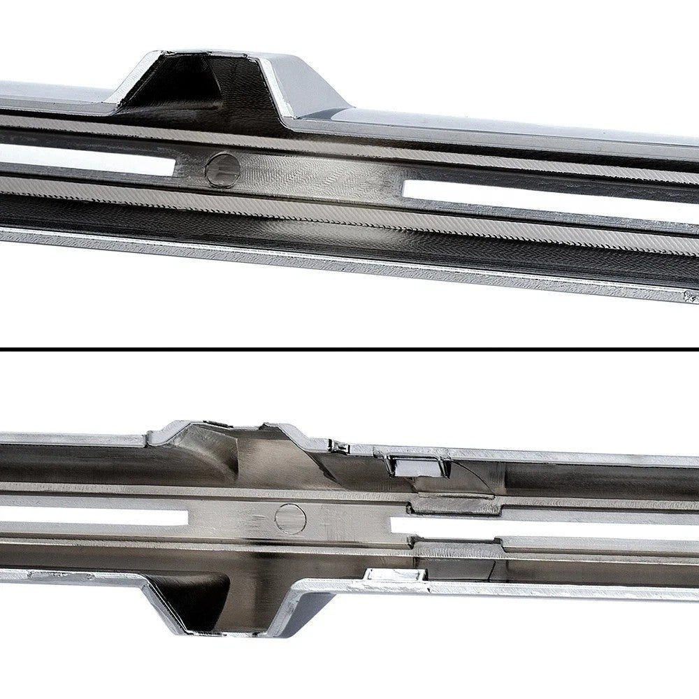 Grill Cover For Chevy Silverado 1500 2019-2022 Snap On Grille Overlay Chrome