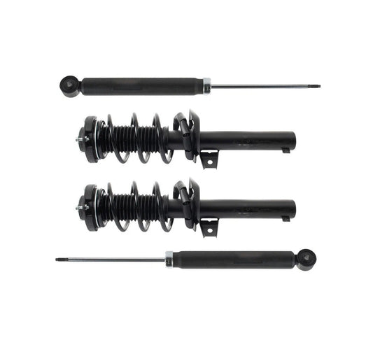 Front and Rear Complete Strut & Shock Absorber Kit For 12-18 Volkswagen Passat