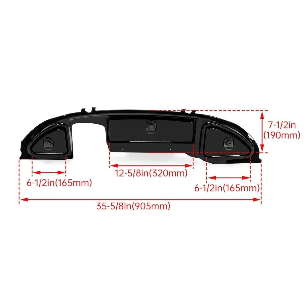 Golf Cart Dash Cover DashBoard With Locks For Club Car Precedent Tempo 2008.5+