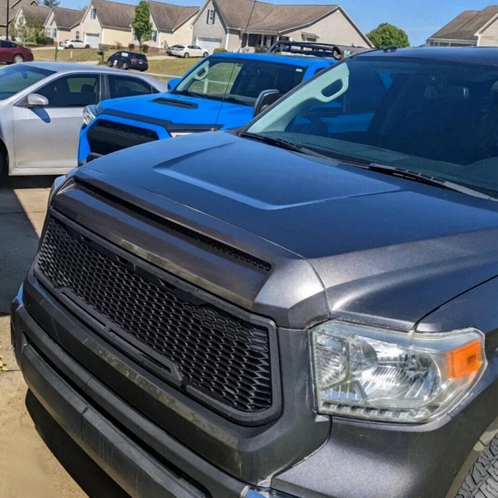 Magnetic Gray Front Upper Hood Bulge Molding Grille Trim For Toyota Tundra 14-21