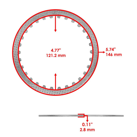 Clutch Friction Steel Plates Spring Gasket Kit for Kawasaki ER-6N ER650 2006-08